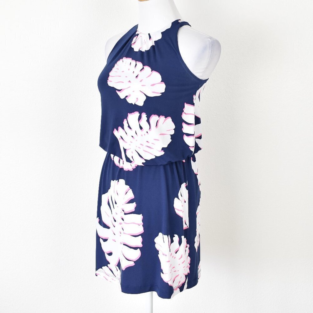 Tori Richard Fia Halter Palm Printed Dress - XS - Picture 3 of 8
